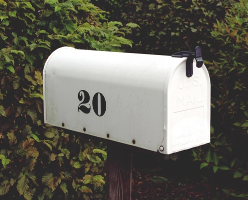 mailbox for our new address