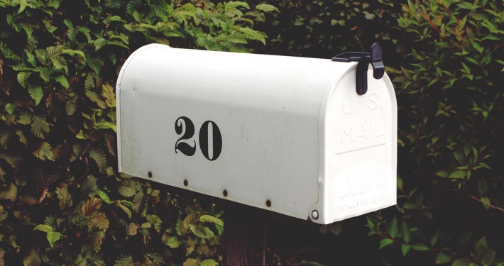 mailbox for our new address