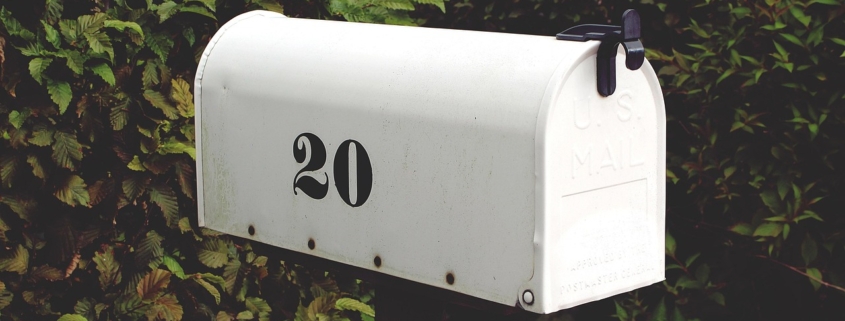 mailbox for our new address