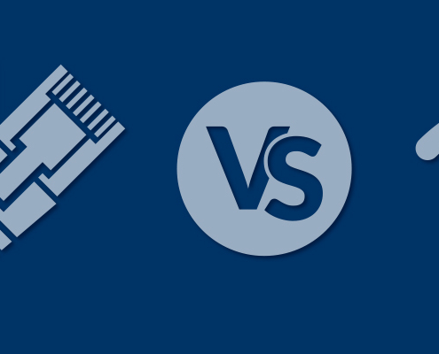 icons showing wired versus wireless data loggers